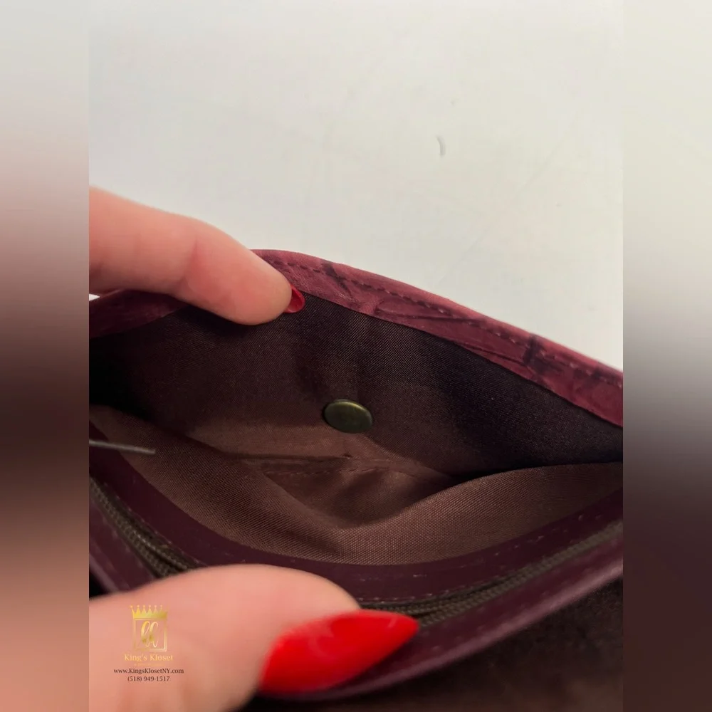 Dior crumpled leather wallet